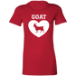 Goat Heart White Ladies' Favorite T-Shirt