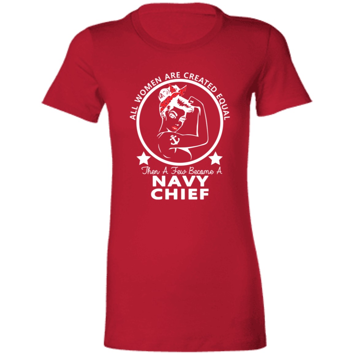 Navy Girl Chief White Ladies' Favorite T-Shirt