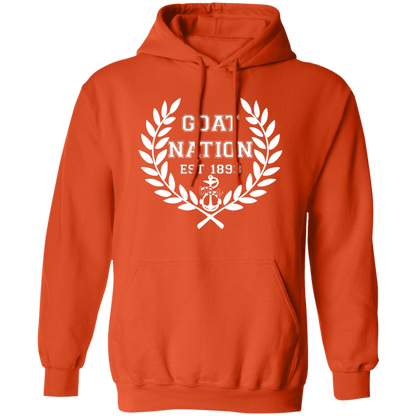 Goat Nation White Pullover Hoodie