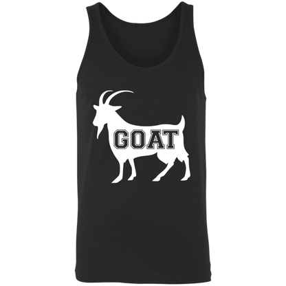 GOAT White Unisex Tank