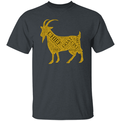 Goat Word Gold 5.3 oz. T-Shirt