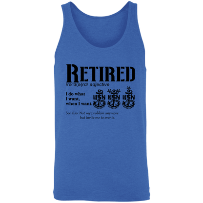 Retired Definition Unisex Tank