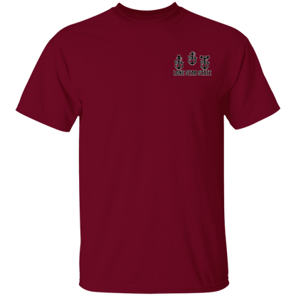 Lone Star State Texas Chiefs FB 5.3 oz. T-Shirt