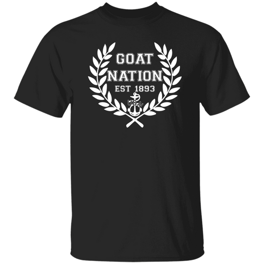 Goat Nation White 5.3 oz. T-Shirt