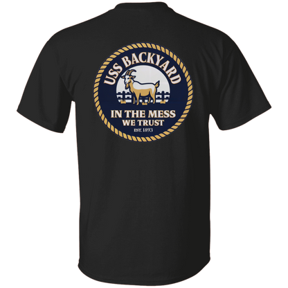 USS Backyard FB 5.3 oz. T-Shirt