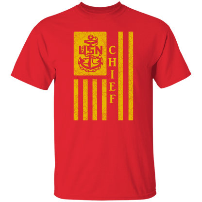 Chief Flag Gold 5.3 oz. T-Shirt
