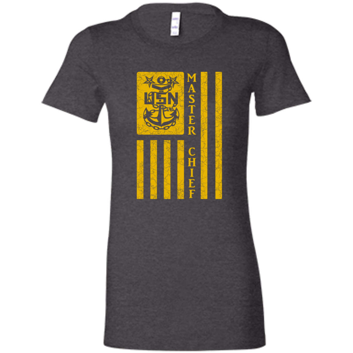 Master Chief Flag Gold  Ladies' Favorite T-Shirt