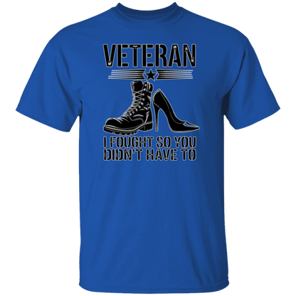Veteran I Fought 5.3 oz. T-Shirt