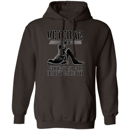 Veteran I Fought Pullover Hoodie