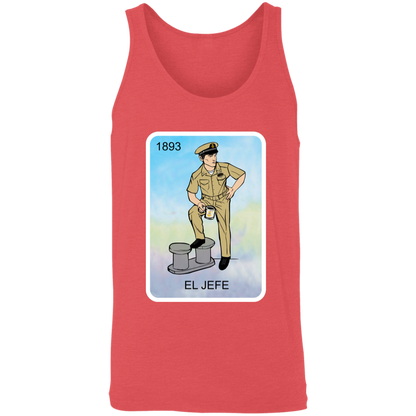El Jefe Card Unisex Tank