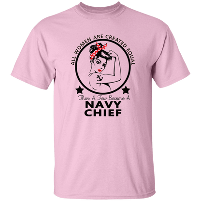 Navy Girl Chief  5.3 oz. T-Shirt