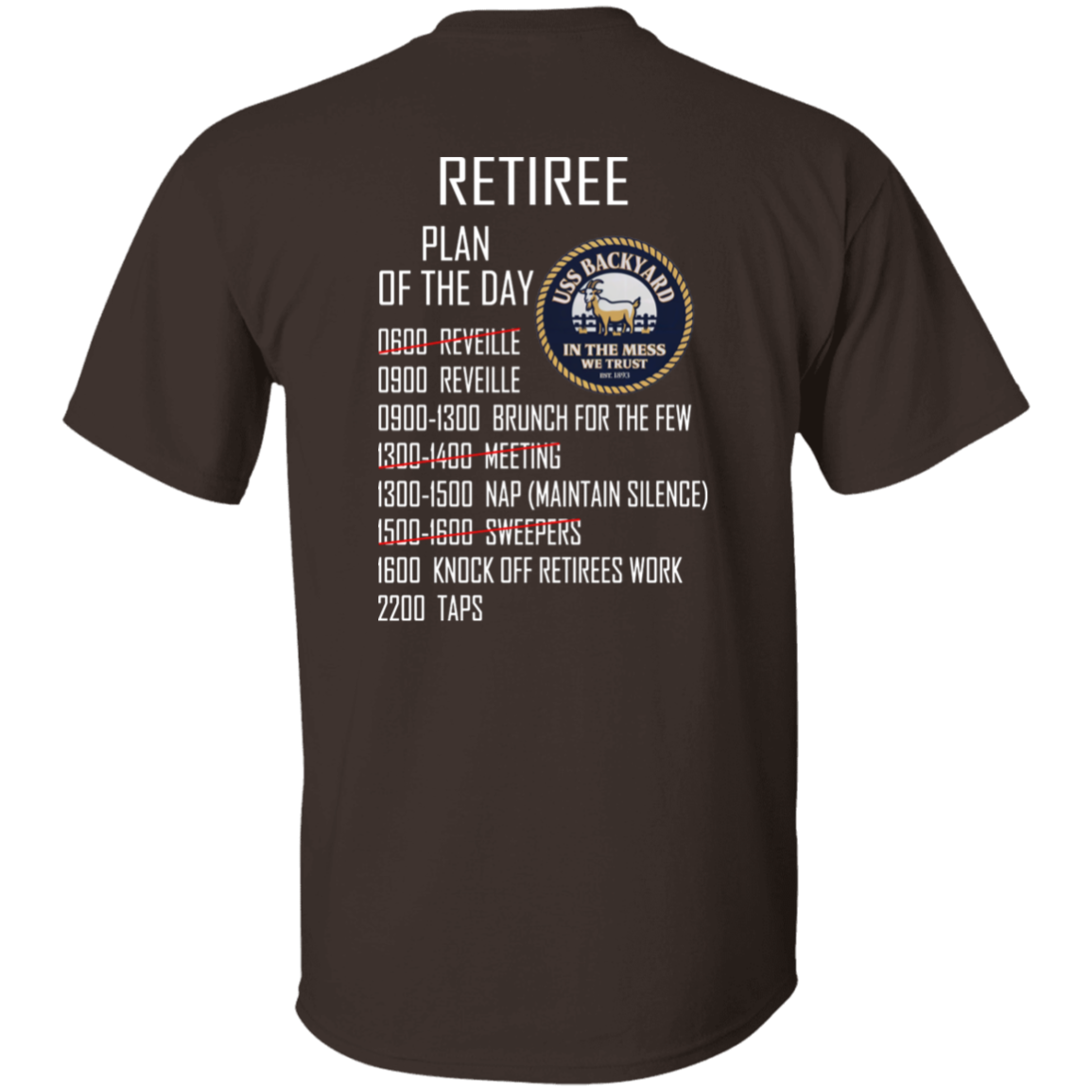 Retiree POD 5.3 oz. T-Shirt