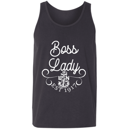 Boss Lady White Design Unisex Tank
