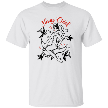 Navy Chief Pin Up 5.3 oz. T-Shirt