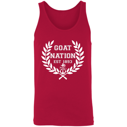 Goat Nation White Unisex Tank