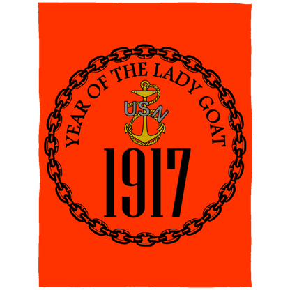 Year of the Lady Goat Fleece Blanket 60x80