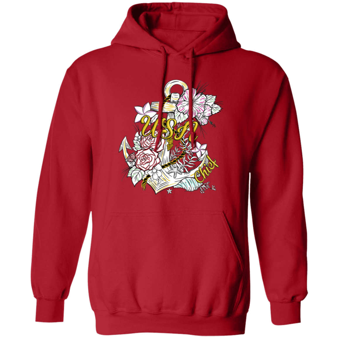 Wooden Anchor Pullover Hoodie