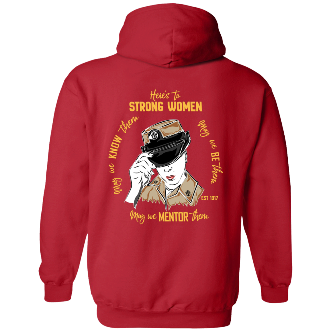 Strong Woman FB Pullover Hoodie