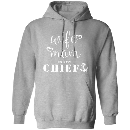 WMC White Pullover Hoodie