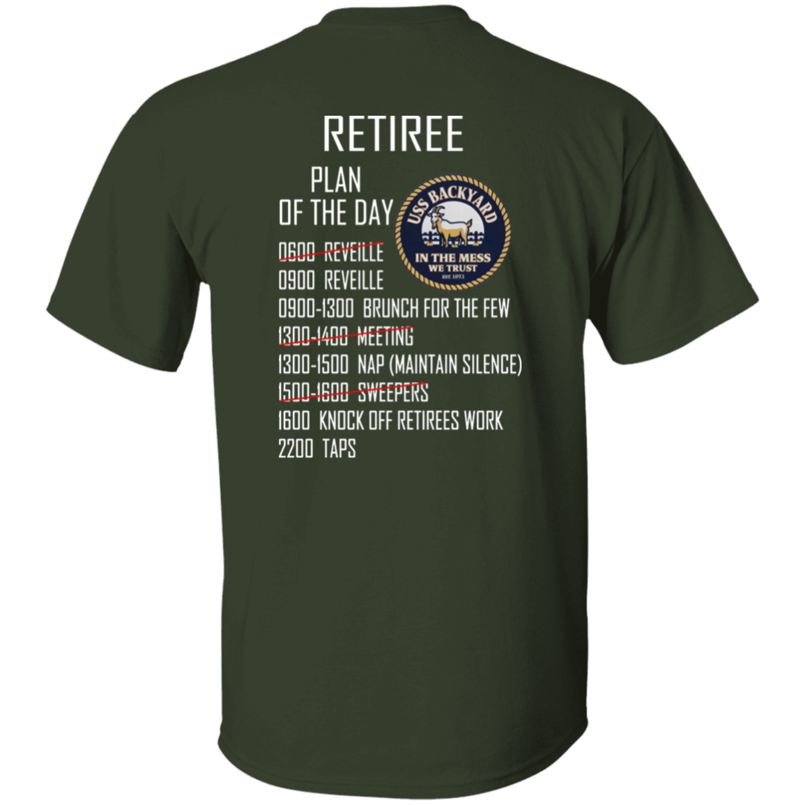 Retiree POD 5.3 oz. T-Shirt