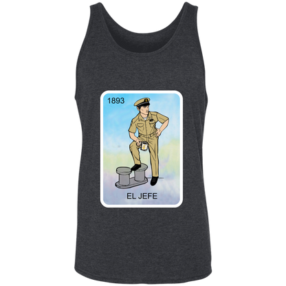 El Jefe Card Unisex Tank