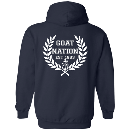 Goat Nation White FB Pullover Hoodie