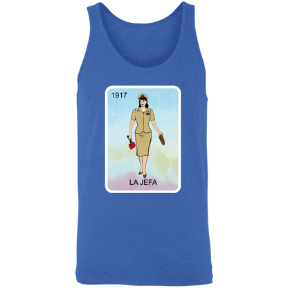 La Jefa Brown Shoe Unisex Tank