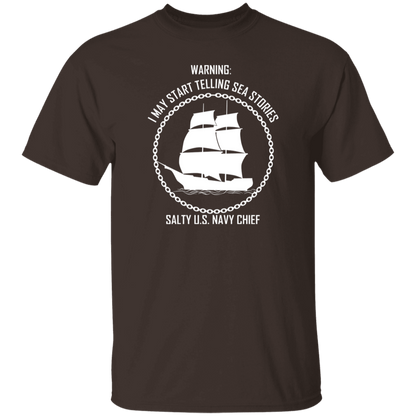 Salty Sea Story White 5.3 oz. T-Shirt