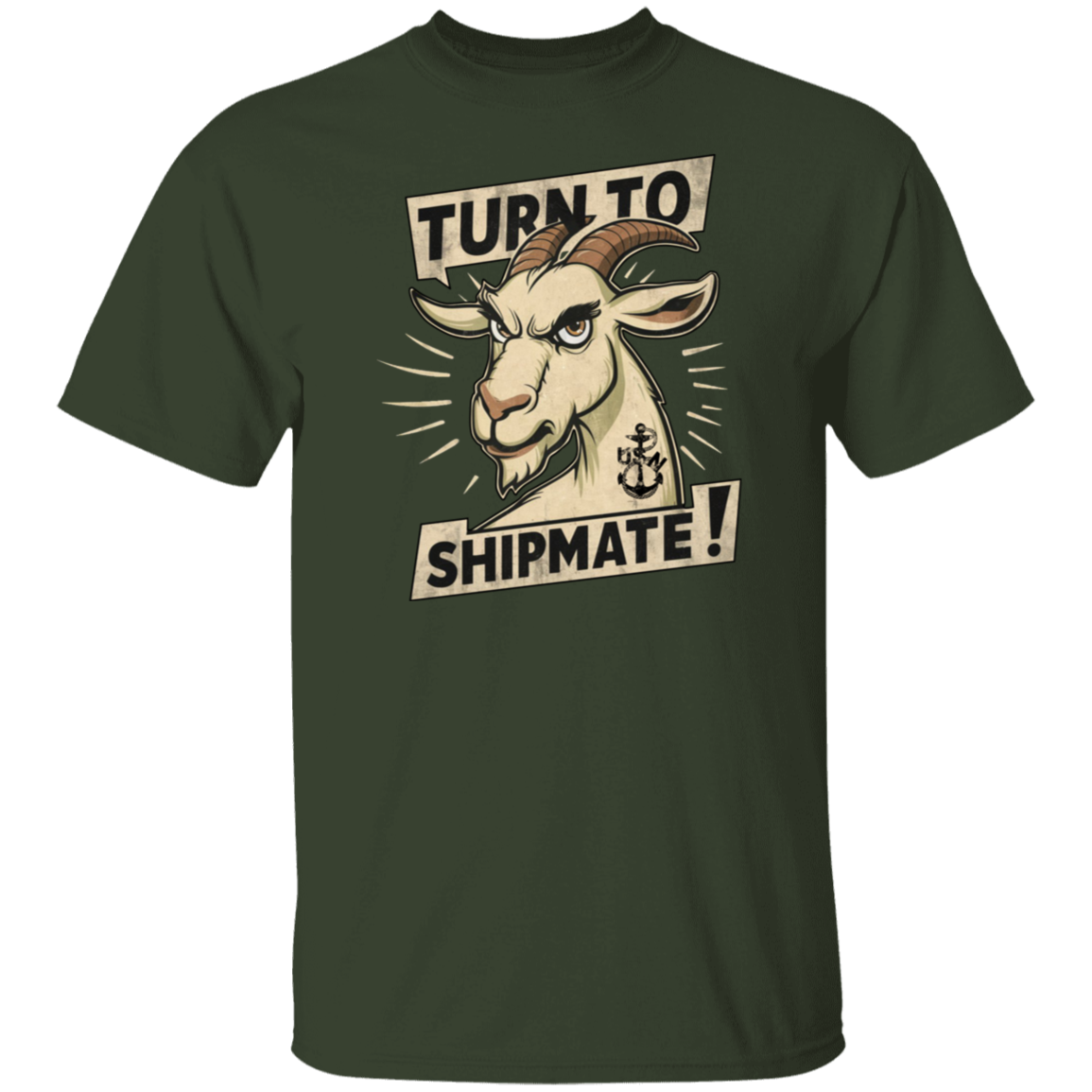 Turn To Shipmate 5.3 oz. T-Shirt