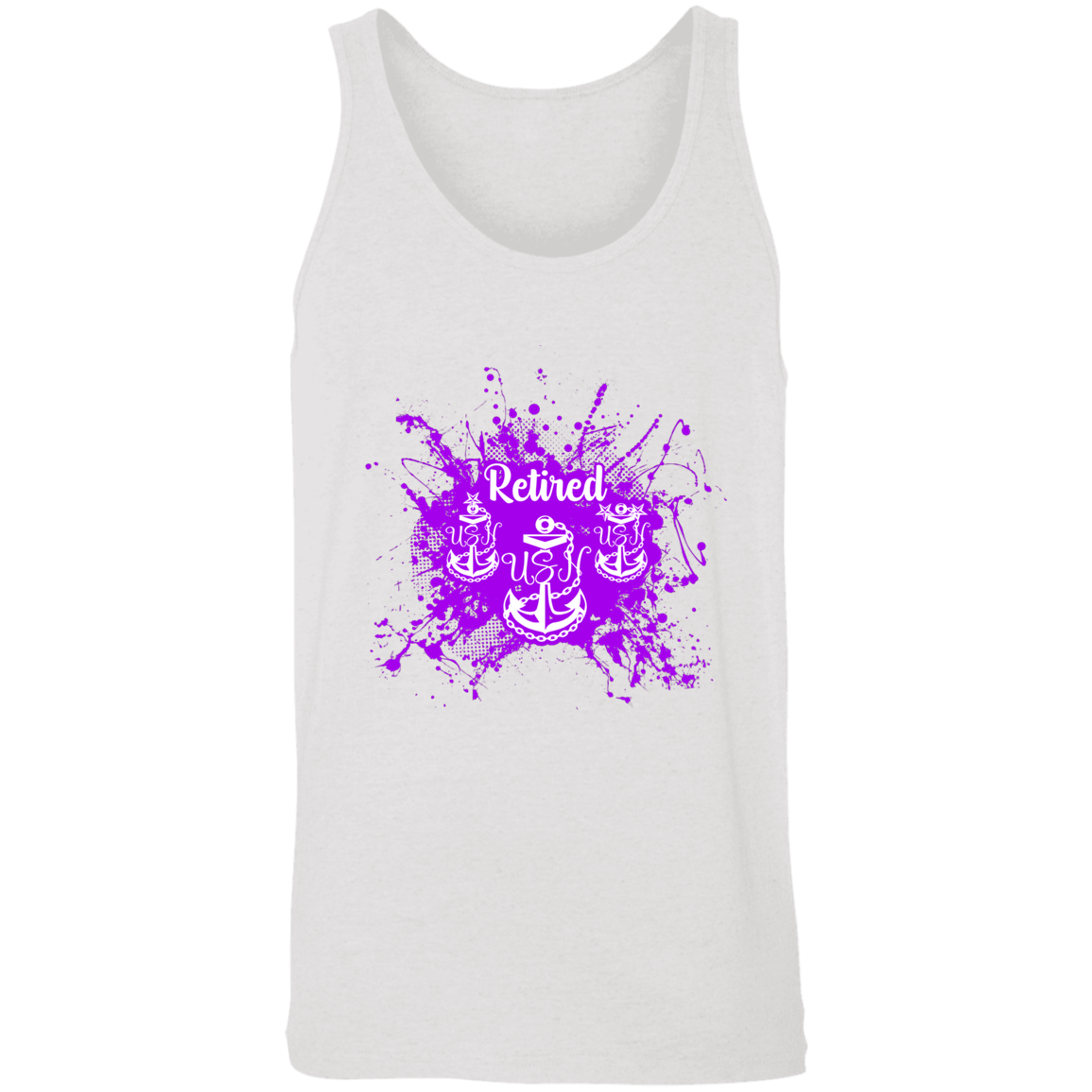 Retired Chief Purple Paint Unisex Tank