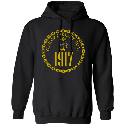 Year of the Lady Goat Gold Pullover Hoodie
