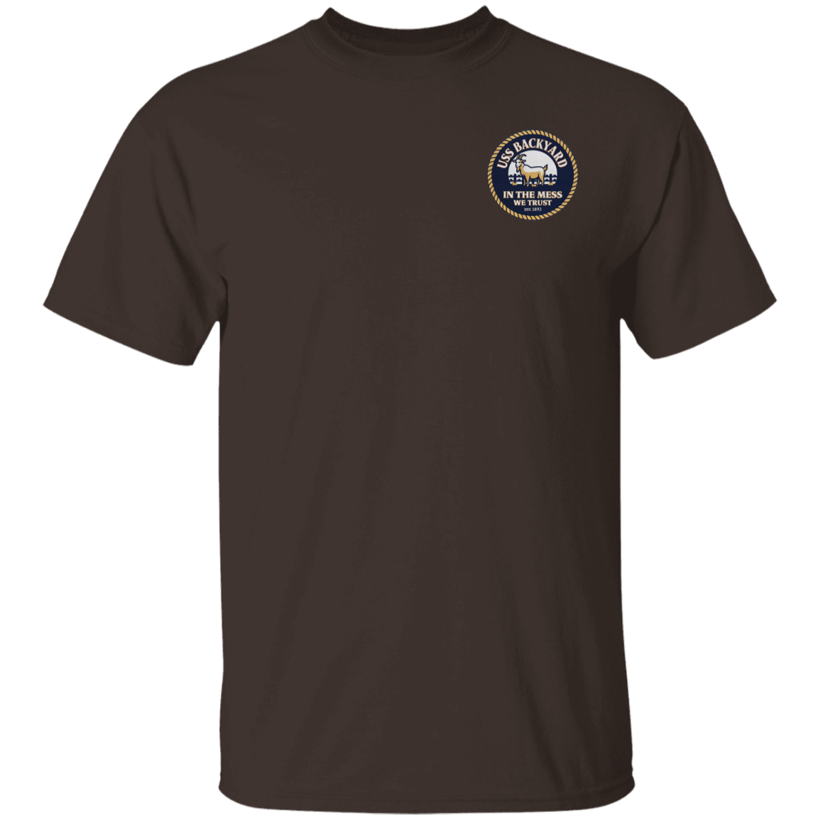 USS Backyard FB 5.3 oz. T-Shirt