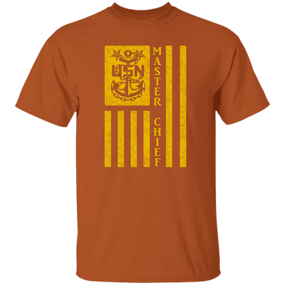 Master Chief Flag Gold 5.3 oz. T-Shirt