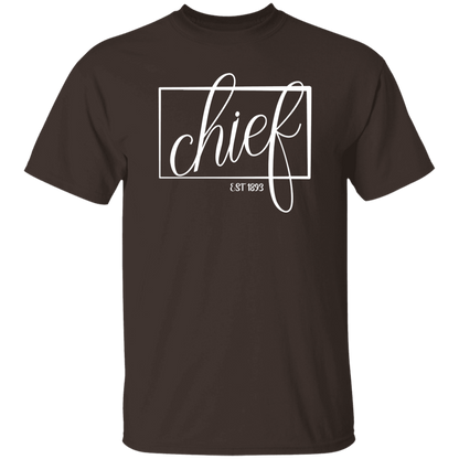 Chief 1893 White 5.3 oz. T-Shirt