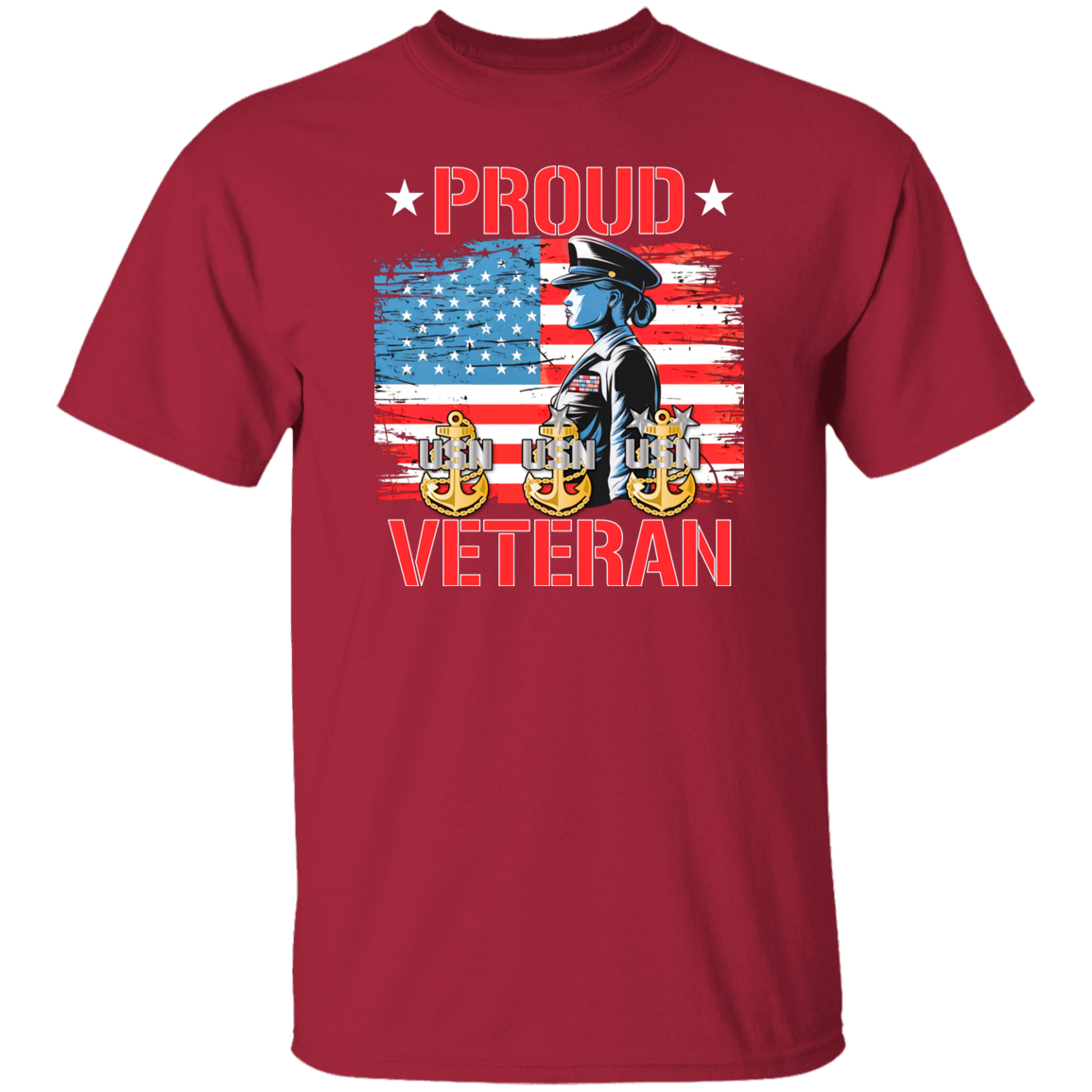 Proud Veteran 5.3 oz. T-Shirt