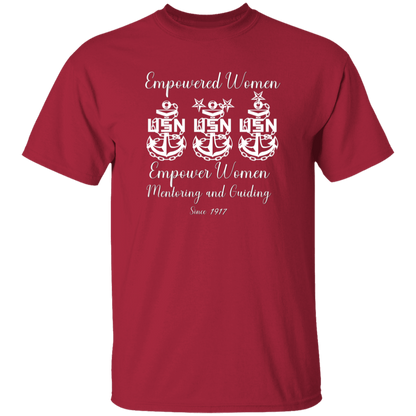 Empowered Women White Design 5.3 oz. T-Shirt