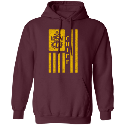 Chief Flag Gold Pullover Hoodie