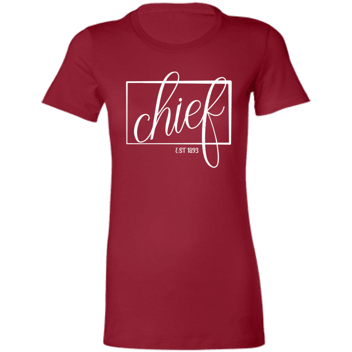 Chief 1893 White Ladies' Favorite T-Shirt