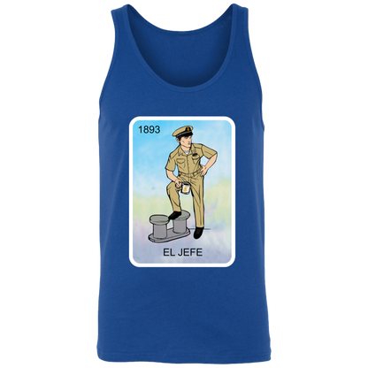 El Jefe Card Unisex Tank