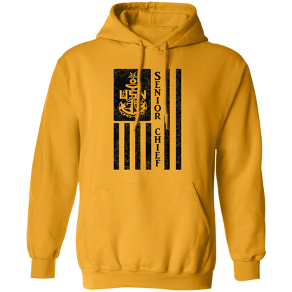 Senior Chief Flag  Pullover Hoodie