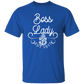 Boss Lady White Design 5.3 oz. T-Shirt