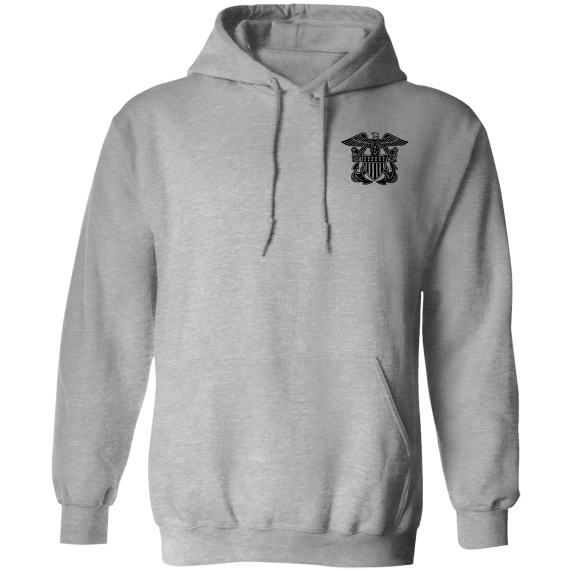 Navy Girl Officer FB Pullover Hoodie