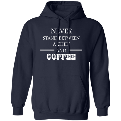 Coffee Love White Design Pullover Hoodie
