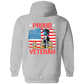 Proud Veteran Zip Up Hooded Sweatshirt