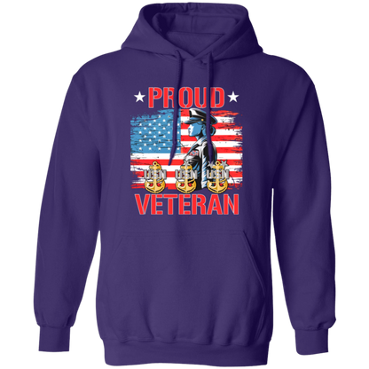 Proud Veteran Pullover Hoodie
