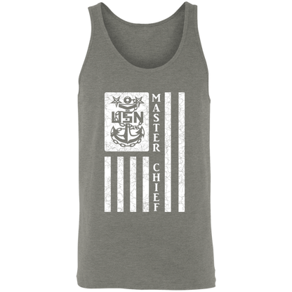 Master Chief Flag White  Unisex Tank