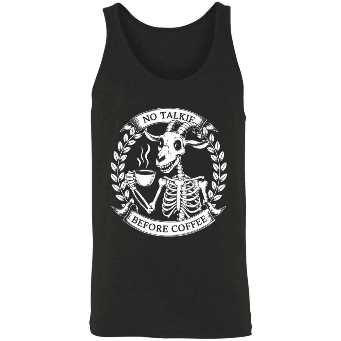 No Talkie Before Coffee  Unisex Tank