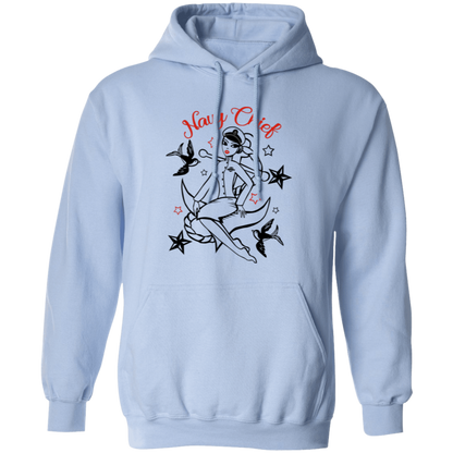 Navy Chief Pin Up Pullover Hoodie