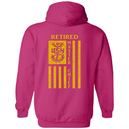 Retired Master Chief Flag FB Pullover Hoodie