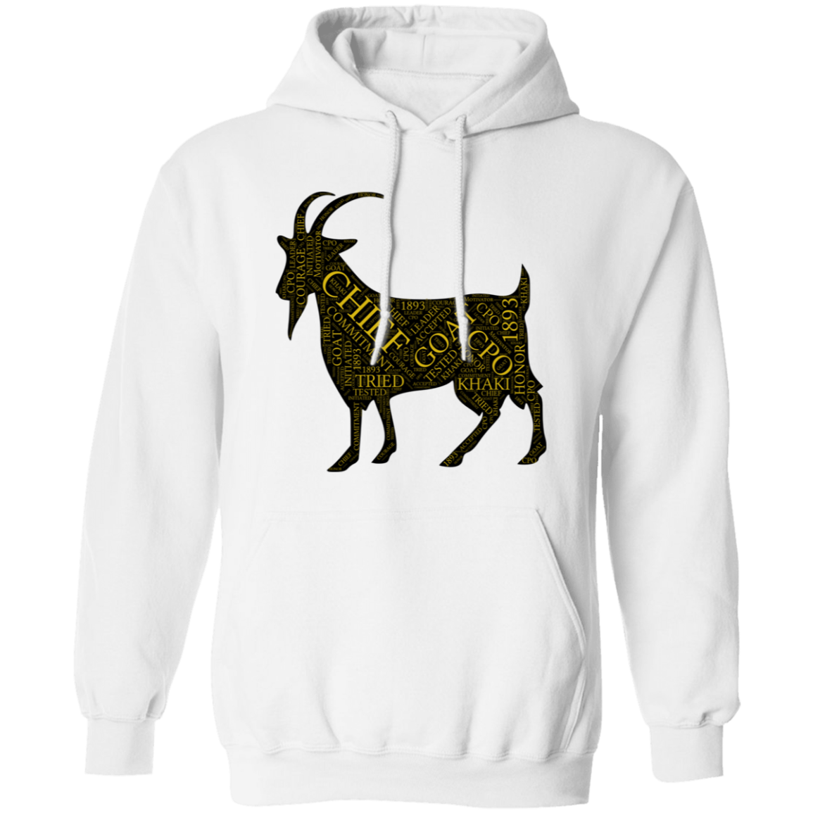 Goat Word Pullover Hoodie